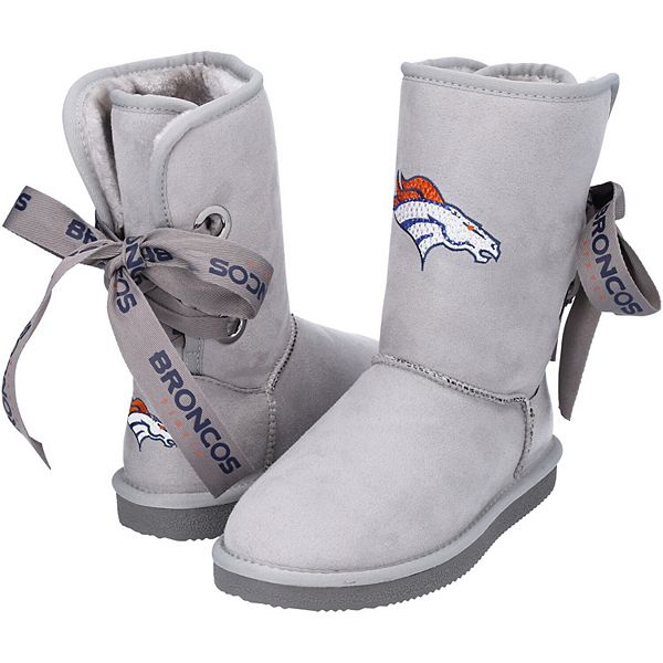 Women's Cuce Denver Broncos Champion Ribbon Boots