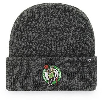 Men's '47 Black Boston Celtics Brain Freeze Cuffed Knit Hat