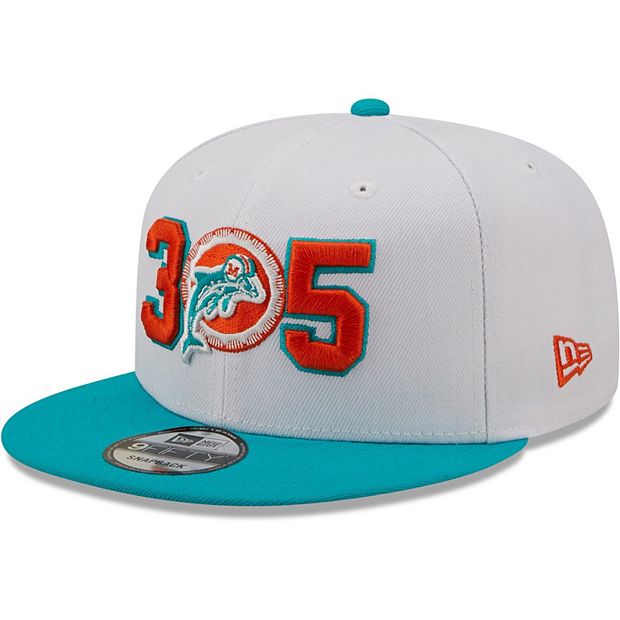 Men's New Era Aqua Miami Dolphins Basic 9FIFTY Adjustable Snapback Hat