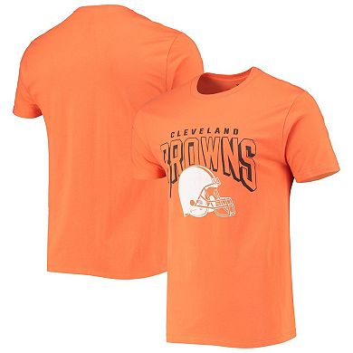 Men's Junk Food Orange Cleveland Browns Bold Logo T-Shirt