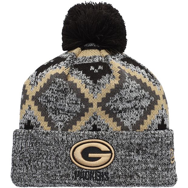 New Era Green Bay Packers Knit Pom Pom Beanie Cap Hat