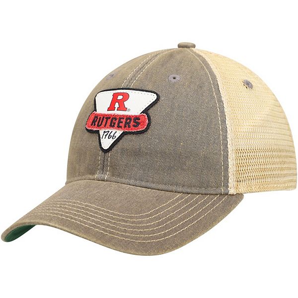 Men's Gray Rutgers Scarlet Knights Legacy Point Old Favorite Trucker ...