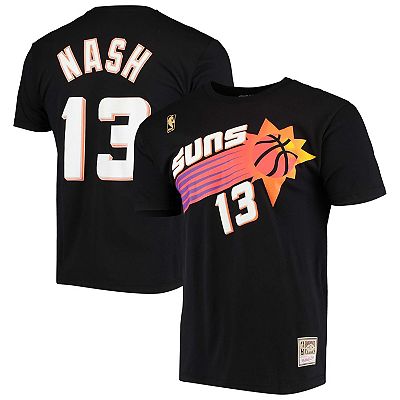 Men's Mitchell & Ness Steve Nash Black Phoenix Suns Hardwood