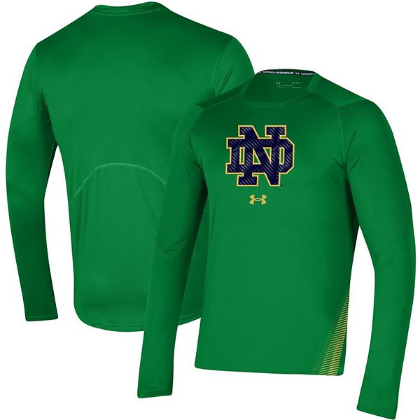 متجر اوبشن Men's Under Armour Green Notre Dame Fighting Irish 2021 Sideline Training  Performance Long Sleeve T-Shirt متجر اوبشن