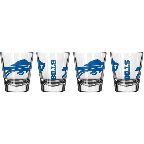 Buffalo Bills Black With Charging Buffalo 2 oz Shot Glass