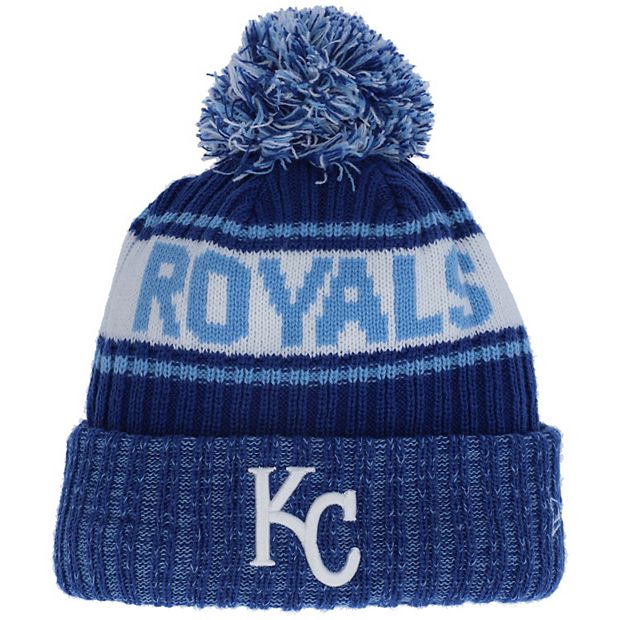 Preschool New Era Royal Kansas City Royals Marl Cuffed Knit Hat