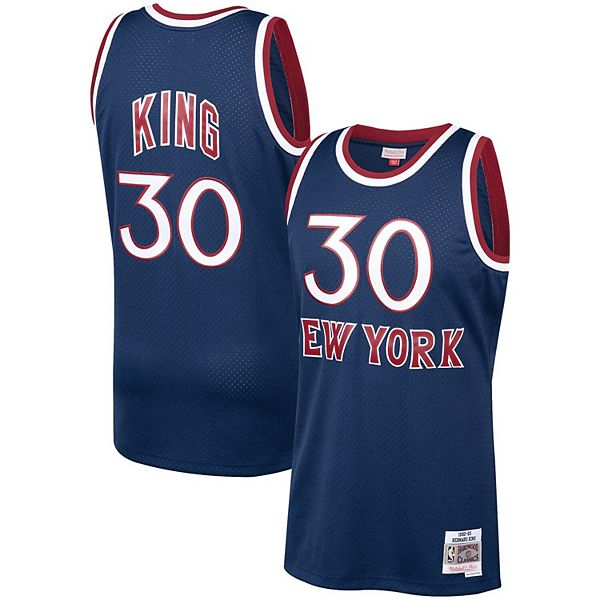 New York Knicks Bernard King Signed Blue Throwback Jersey - Schwartz  Authenticated