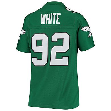 Women's Mitchell & Ness Reggie White Kelly Green Philadelphia Eagles 1990 Legacy Replica Jersey