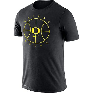 Men's Nike Black Oregon Ducks Basketball Icon Legend Performance T-Shirt