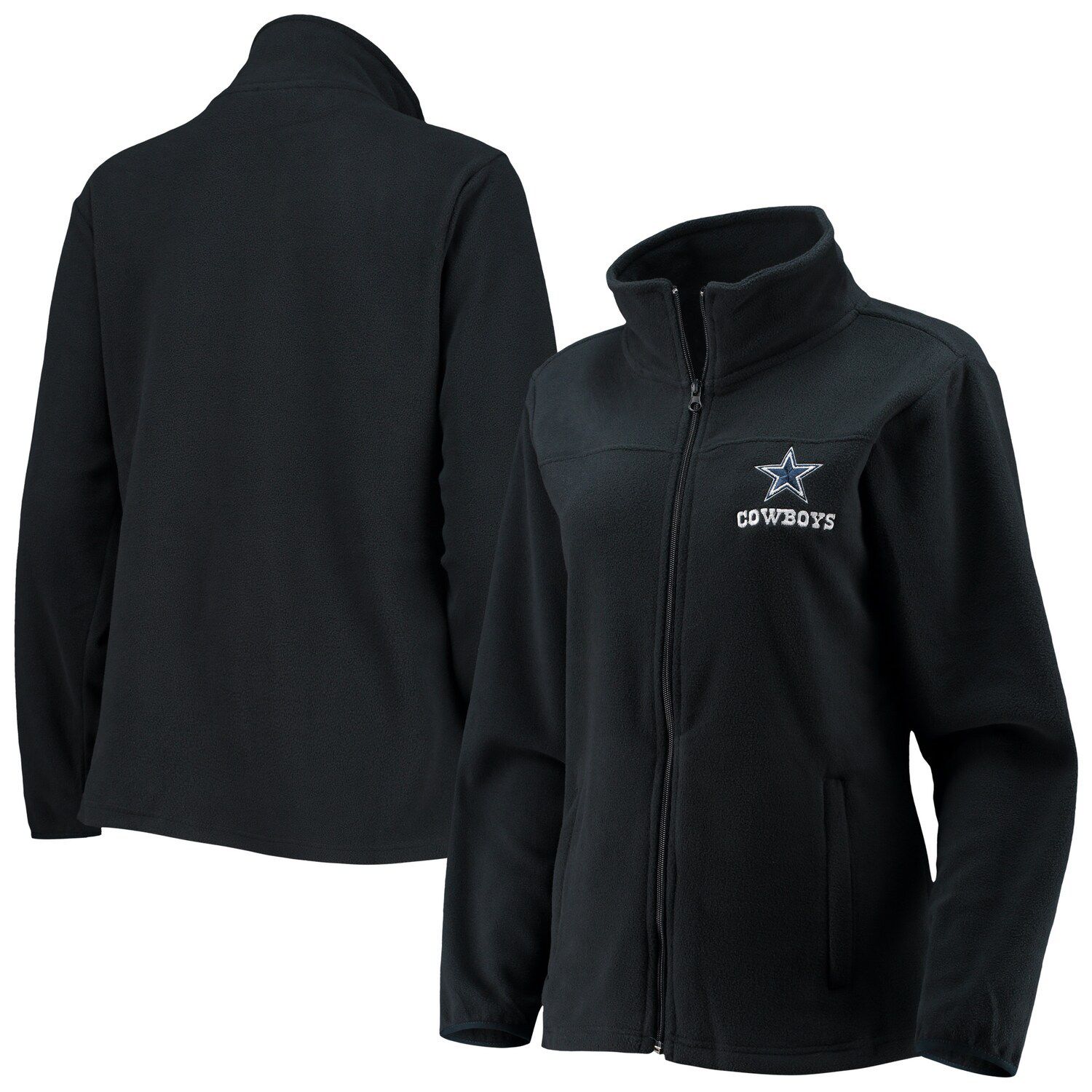 Dallas Cowboys Windbreaker with Pocket - Black Black / 2x Large