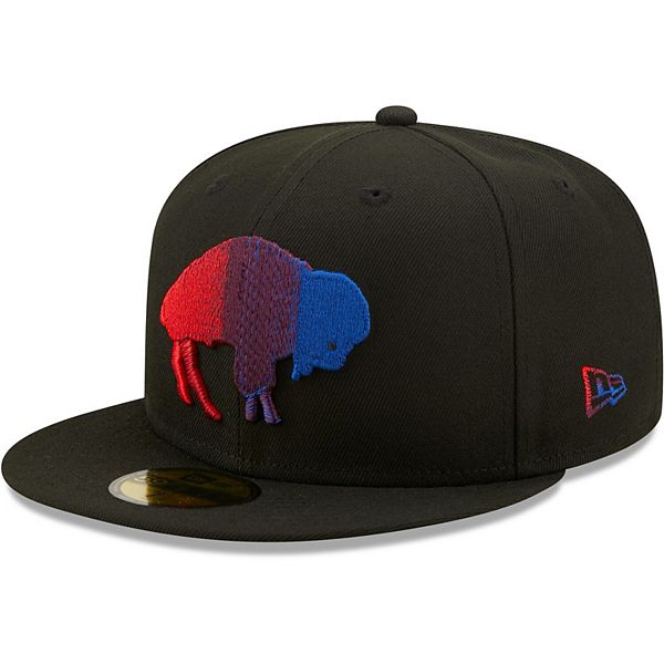 New Era Men's Buffalo Bills 2023 Sideline Pinwheel 59FIFTY Fitted Hat - 7 5/8 Each