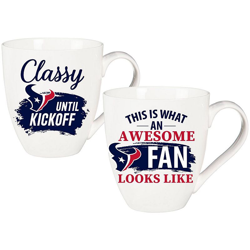 Houston Texans Team 16oz. Ceramic Mug Gift Set, Multicolor