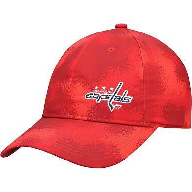 Women's adidas Red Washington Capitals Camo Slouch Adjustable Hat