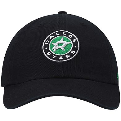 Men's '47 Black Dallas Stars Team Clean Up Adjustable Hat
