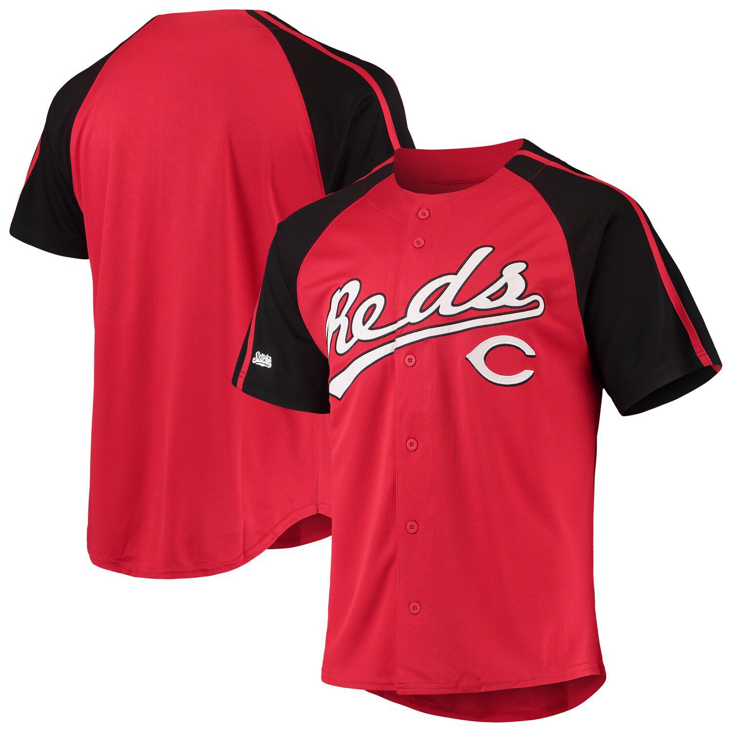 cincinnati reds button down jersey