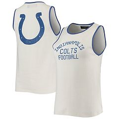 New Blue Indianapolis Colts Women's Tank Top Name & Logo Graphic Tank Top 