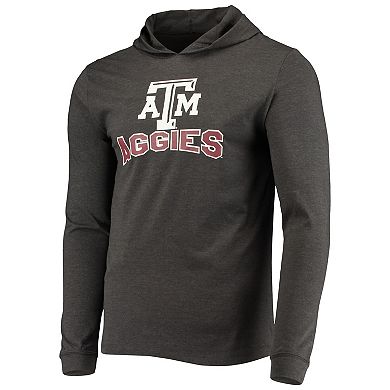 Men's Concepts Sport Maroon/Heather Charcoal Texas A&M Aggies Meter Long Sleeve Hoodie T-Shirt & Jogger Pajama Set