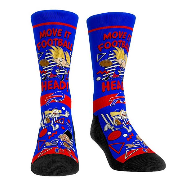 Rock Em Socks Buffalo Bills NFL x Nickelodeon Hey Arnold Crew Socks