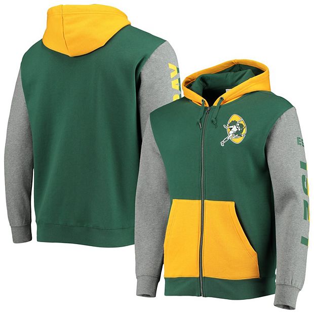 Officially Licensed NFL Men Mitchell & Ness Pullover Hoodie - Packers