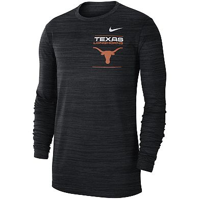 Men's Nike Black Texas Longhorns 2021 Sideline Velocity Performance ...