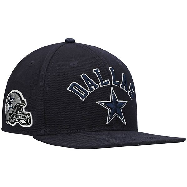 DALLAS COWBOYS STACKED LOGO SNAPBACK HAT (GRAY)