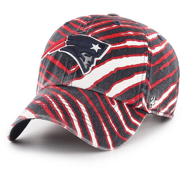 47 New England Patriots Navy Zubaz Clean Up Adjustable Hat