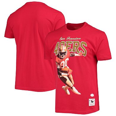 Men's Mitchell & Ness Jerry Rice San Francisco 49ers Scarlet 75th ...