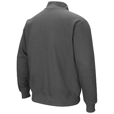 Men's Colosseum Charcoal Ohio State Buckeyes Tortugas Team Logo Quarter-Zip Jacket