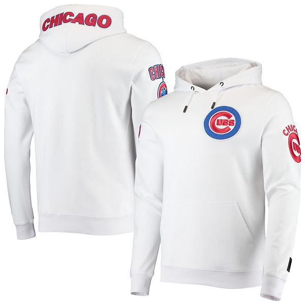 Men's Pro Standard White Chicago Cubs Logo Pullover Hoodie