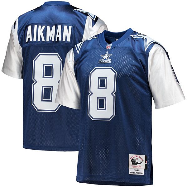 Mitchell & Ness Dallas Cowboys #8 Troy Aikman 75th Patch 1…
