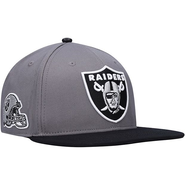 Las Vegas Raiders New Era Gray Flat Bill NFL Hat SnapBack New