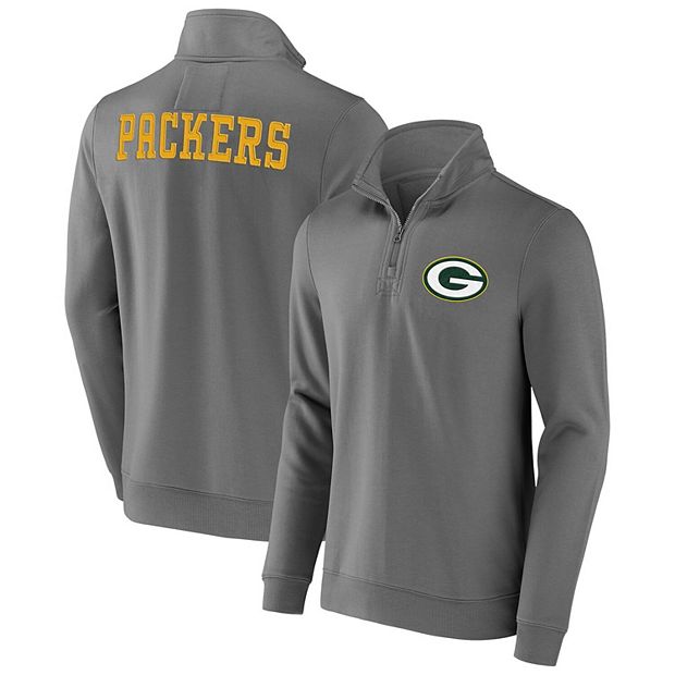 Men's NFL x Darius Rucker Collection by Fanatics Gray Green Bay Packers  Tri-Blend Quarter-Zip