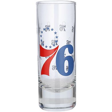 Philadelphia 76ers 2.5oz. Satin-Etched Tall Shot Glass
