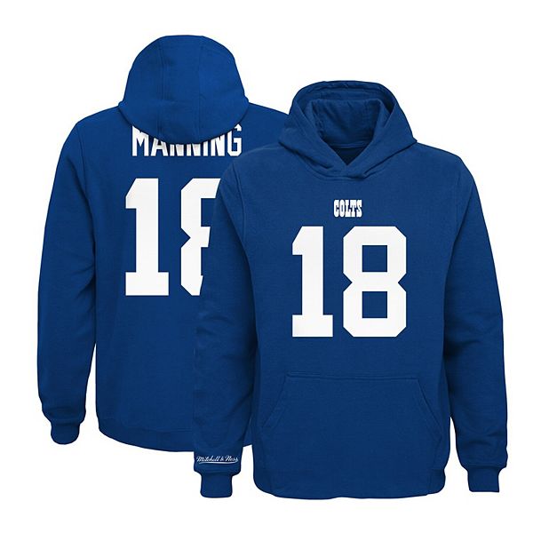 Youth Mitchell & Ness Peyton Manning Royal Indianapolis Colts Retired ...