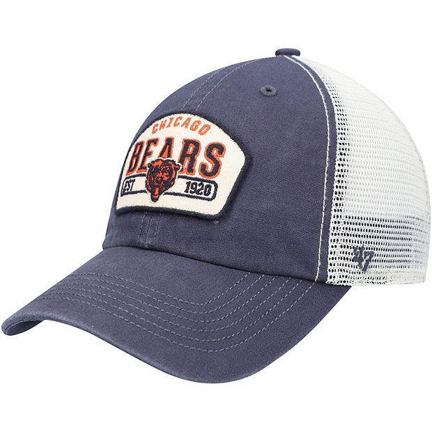 '47 Chicago Bears Navy Traditions Cleanup Adjustable Hat