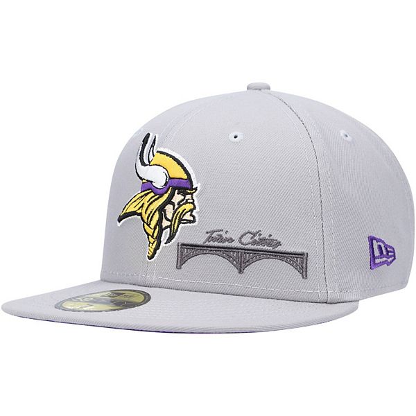 MINNESOTA VIKINGS New Era 59FIFTY Official Sideline Hat Fitted Cap 7  3/4" $40
