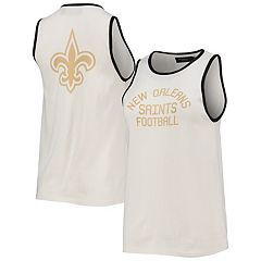 Women's New Era Black New Orleans Saints Plus Size Tank Top