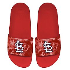Pair of St Louis Cardinals Logo Exclusive Mesh Slide Slippers Slip on House  shoe