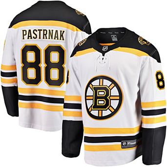 Men's Fanatics Branded David Pastrnak White Boston Bruins Away Premier Breakaway Player Jersey