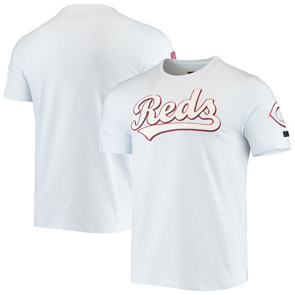 Men's Cincinnati Reds Pro Standard White Red, White & Blue T-Shirt