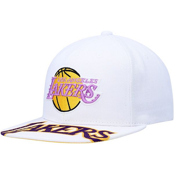 Los Angeles Lakers Winter White White Snapback - Mitchell & Ness cap