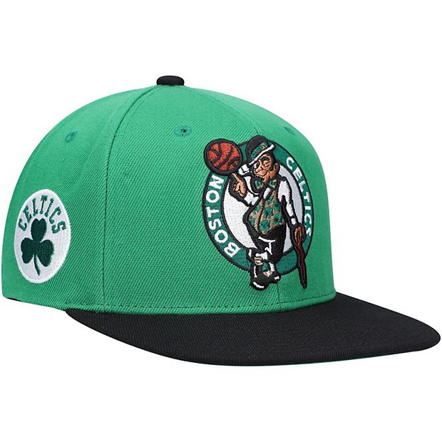 Men's Mitchell & Ness Khaki Boston Celtics Dress Code Snapback Hat