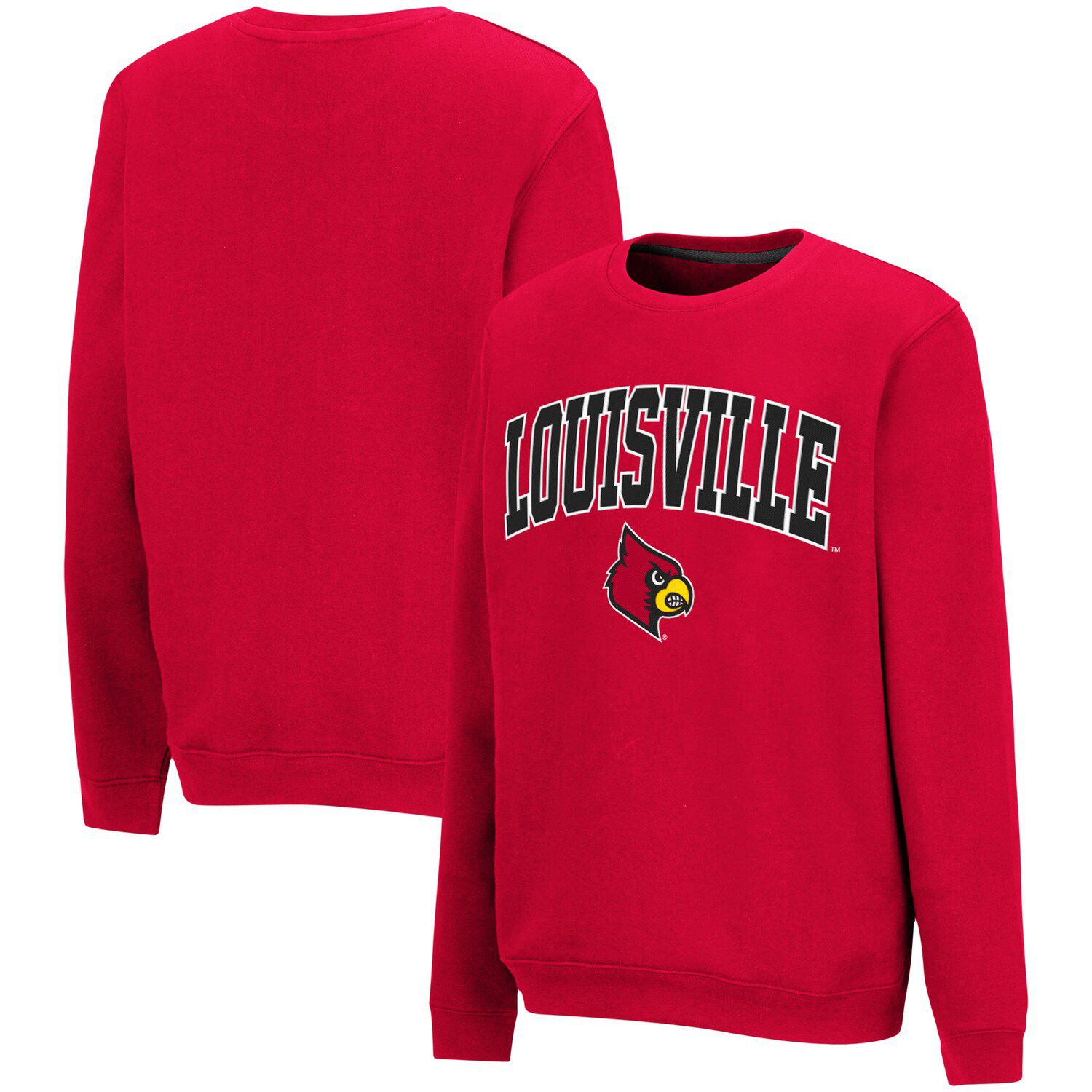 Champion Red Louisville Cardinals High Motor Long Sleeve T-Shirt