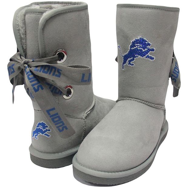 NFL The Champion Ribbon Boots by Cuce Detroit Lions