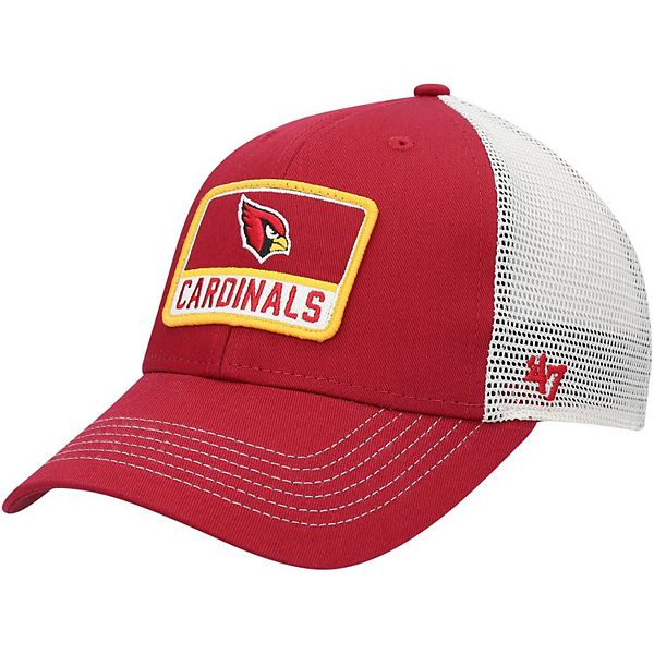 Lids Arizona Cardinals '47 Trucker Snapback Hat - Cardinal/White