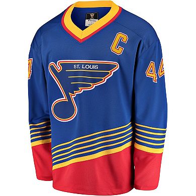 Men's Fanatics Branded Chris Pronger Blue St. Louis Blues Breakaway Retired Player Jersey
