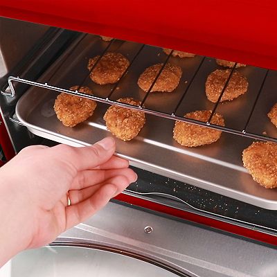 Nostalgia Retro 12 Slice Convection Toaster Oven Red