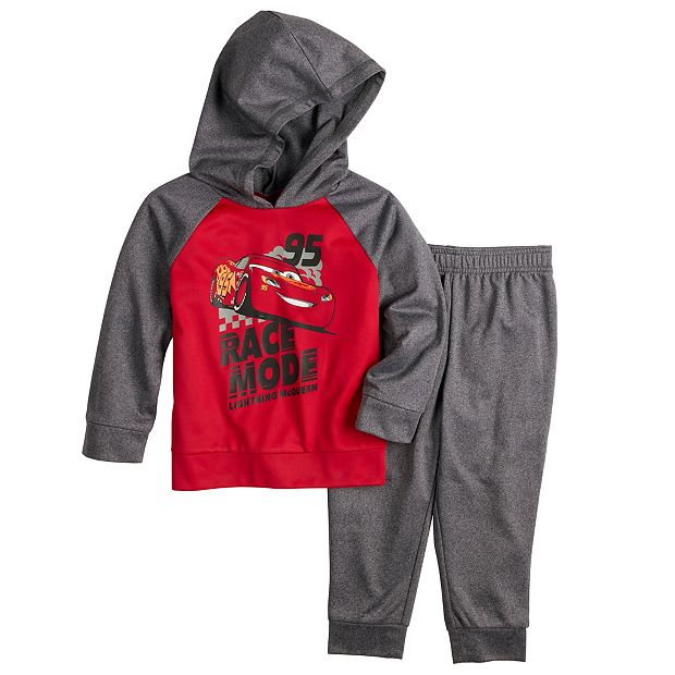 Toddler Boy Disney / Pixar Cars Lightning McQueen Race Mode Hoodie &  Jogger Pants Set by Jumping Beans®