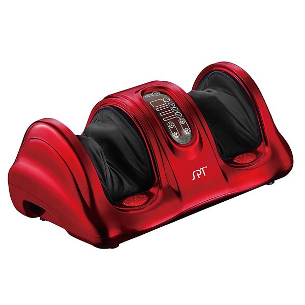 Sunpentown Reflexology Foot Massager with Heat & FIR Red