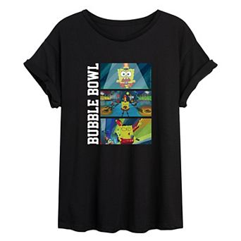 Juniors' SpongeBob SquarePants Victory Oversized Tee